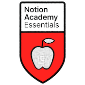 badge-essentials Badge Notion essentials